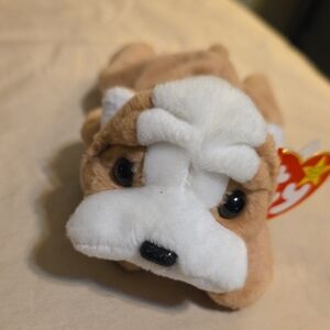 Ty Beanie Baby Wrinkles Plush Dog F268